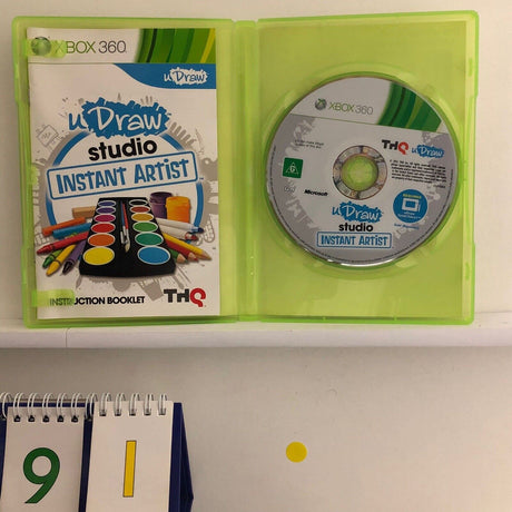 U Draw Studio Tablet Instant Artist Xbox 360 Game + Manual PAL y91 - Trippy Trades 