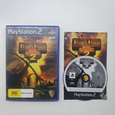 Robin Hood 2 II The Siege PS2 Playstation 2 Game + Manual PAL - Trippy Trades 