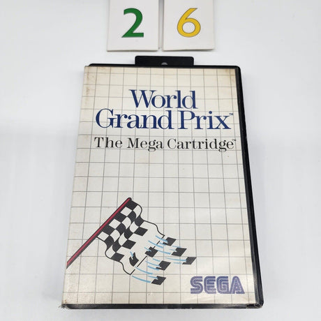 World Grand Prix Sega Master System Game + Manual PAL - Trippy Trades 