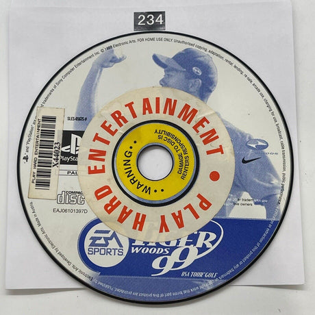 Tiger Woods 99 USA Tour Golf PS1 Playstation 1 Game Disc Only - Trippy Trades 