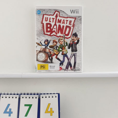 Ultimate Band Nintendo Wii Game + Manual PAL oz474 - Trippy Trades 