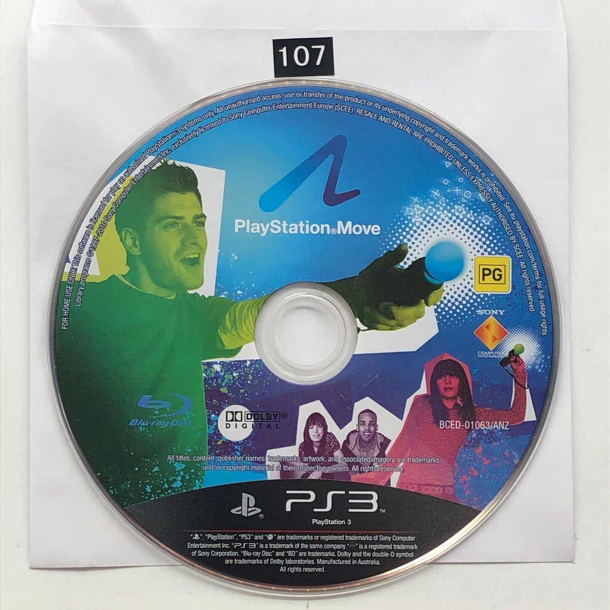 Playstation Move PS3 Playstation 3 Game Disc Only oz107