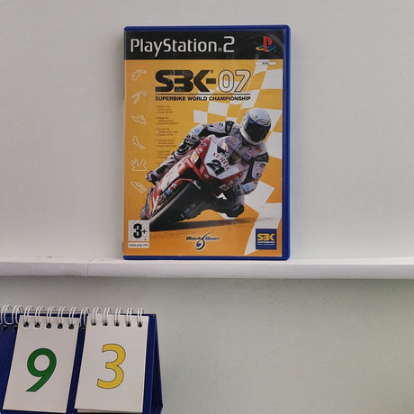 SBK-07 Superbike World Championship PS2 Playstation 2 Game + Manual PAL - Trippy Trades 