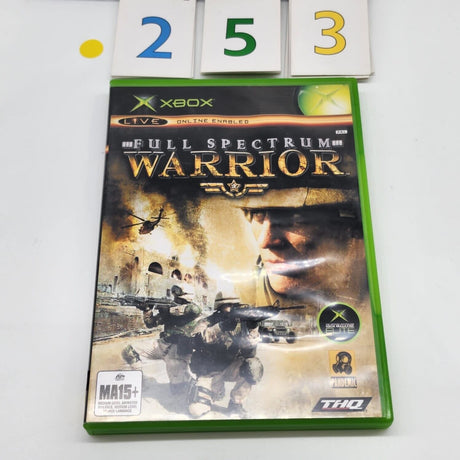 Full Spectrum Warrior Xbox Original Game + Manual PAL - Trippy Trades 