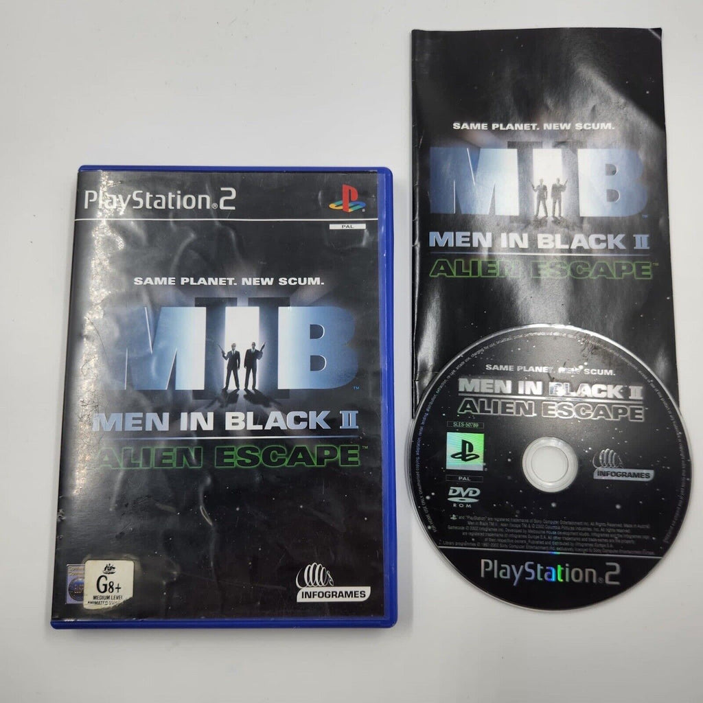 MIB 2 PS2 Game + Manual PAL 04F4