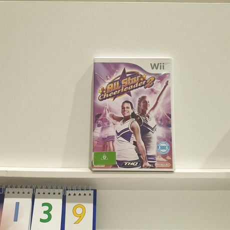 Wii All Star Cheerleader 2 II Nintendo Wii game + manual PAL oz139 - Trippy Trades 