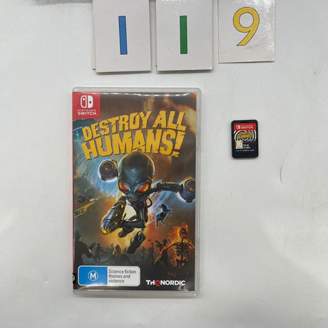 Destroy All Humans Nintendo Switch Game PAL - Trippy Trades 