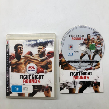 Fight Night Round 4 PS3 Playstation 3 Game + Manual 18d3 - Trippy Trades 