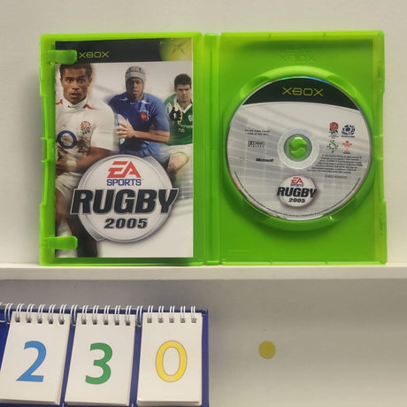 Rugby 2005 Xbox Original Game + Manual - Trippy Trades 