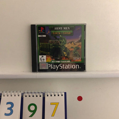 Army Men Lock n Load PS1 Playstation 1 Game + Manual PAL - Trippy Trades 