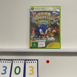 Sega Superstars Tennis Xbox 360 Game + Manual PAL r303
