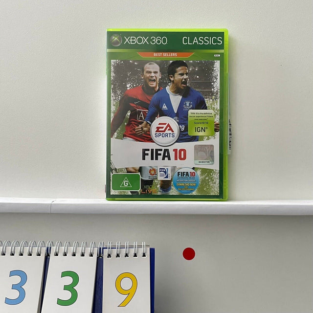 FIFA 10 2010 Xbox 360 game + Manual PAL r339 - Trippy Trades 