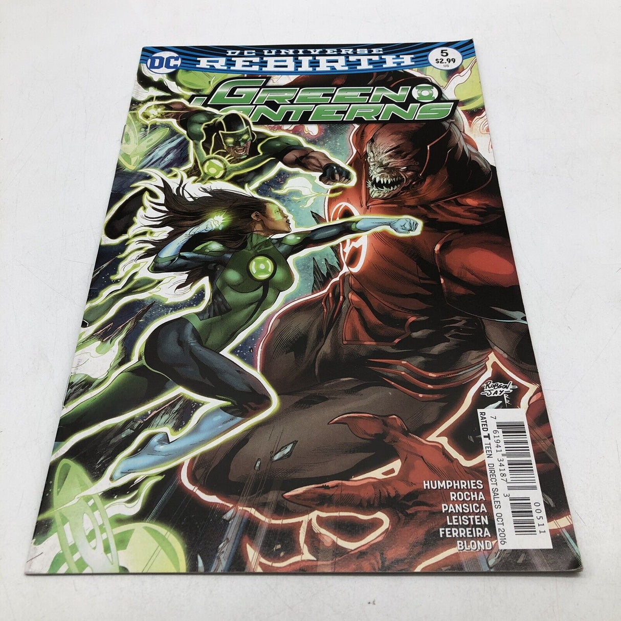 Green Lanterns #5 Dc Universe Rebirth Comic Book - Trippy Trades 