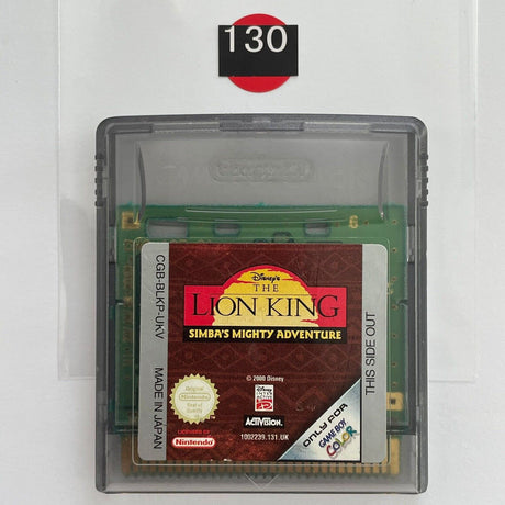 The Lion King Simba’s Mighty Adventure Nintendo Gameboy Color/Colour Game r130 - Trippy Trades 