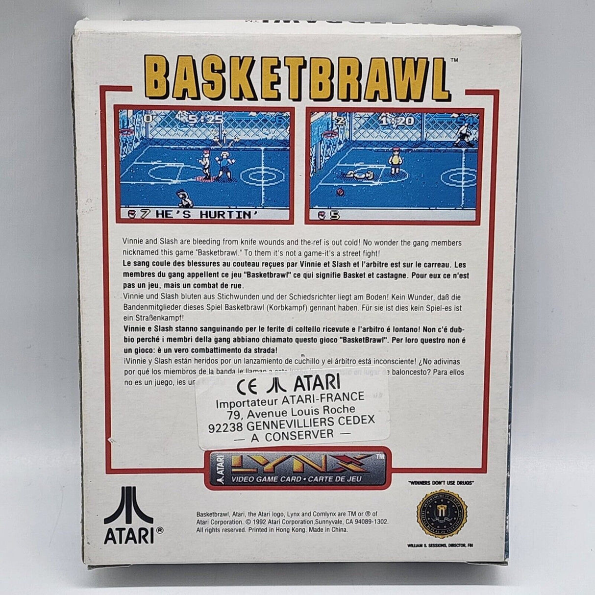 Atari Lynx Basketbrawl Game Boxed - Trippy Trades 