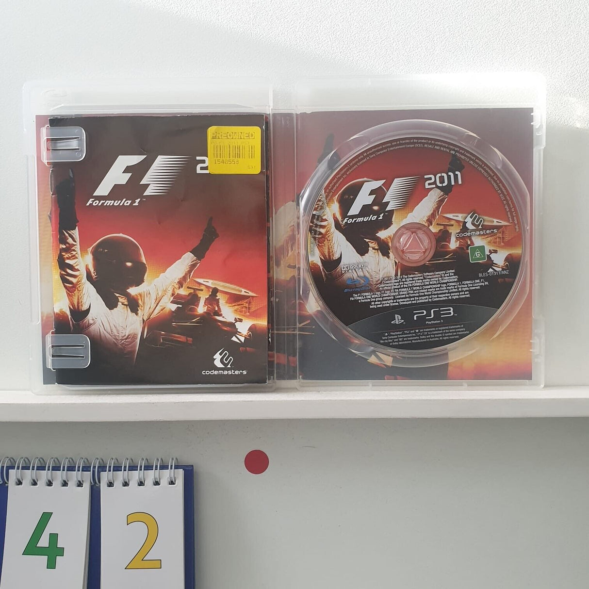 Formula 1 F1 2011 PS3 PlayStation 3 game + manual r42 - Trippy Trades 