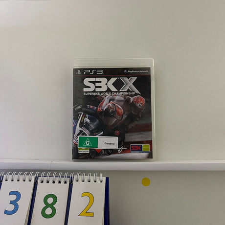 SBK X Superbike World Championship PS3 Playstation 3 Game + Manual - Trippy Trades 