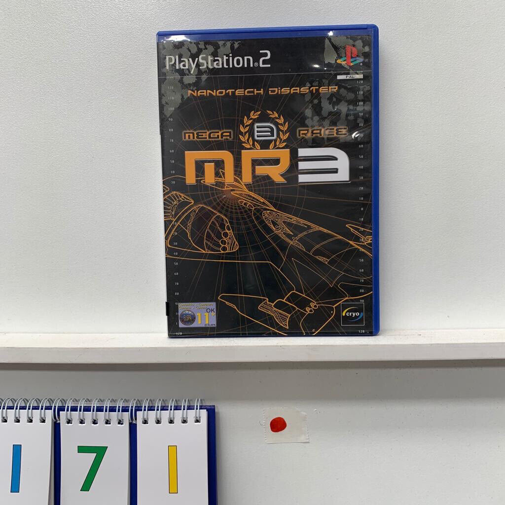 Mega Race 3 MR3 PS2 PlayStation 2 Game + Manual PAL