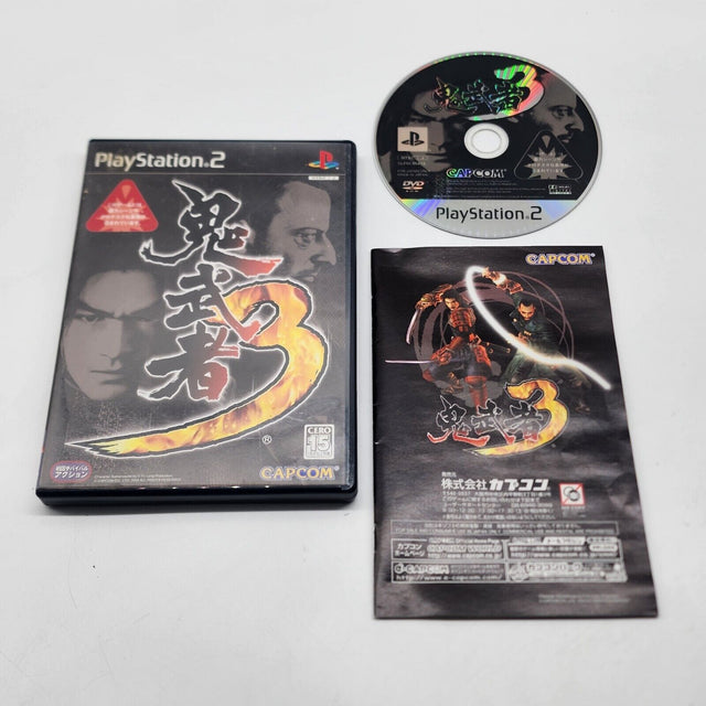 Onimusha 3 Playstation 2 PS2 NTSC-J Japan Capcom Game + Manual - Trippy Trades 