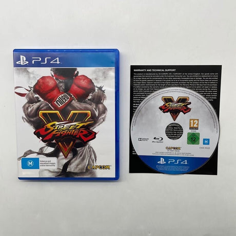 Street Fighter V PS4 Playstation 4 Game + Manual - Trippy Trades 