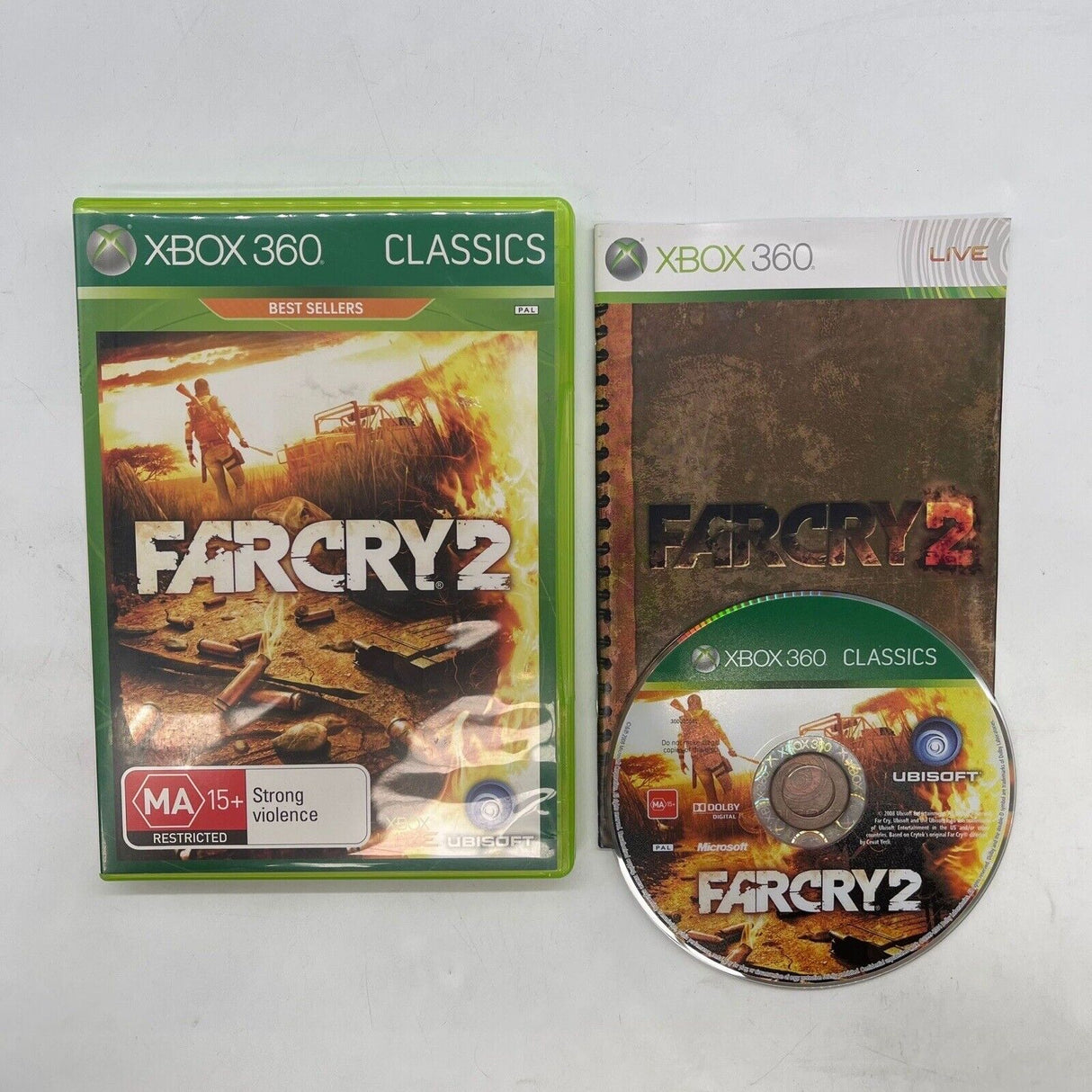 Far Cry 2 II Xbox 360 Game + Manual PAL - Trippy Trades 