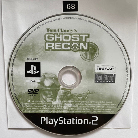 Tom Clancy's Ghost Recon PS2 Playstation 2 game Disc Only - Trippy Trades 