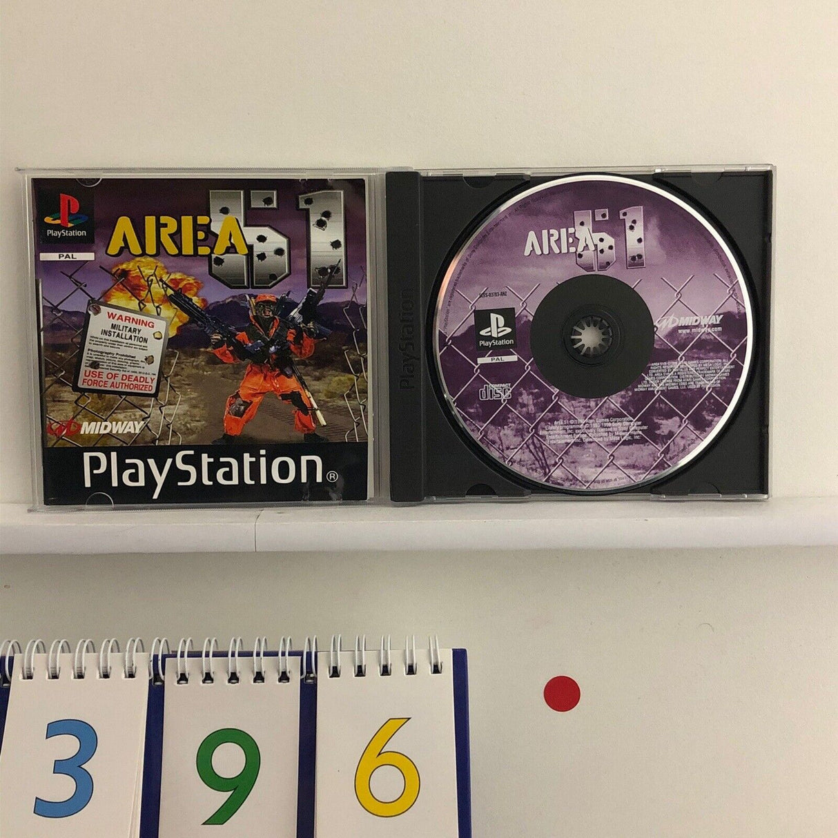 Area 51 PS1 Playstation 1 Game + Manual PAL - Trippy Trades 