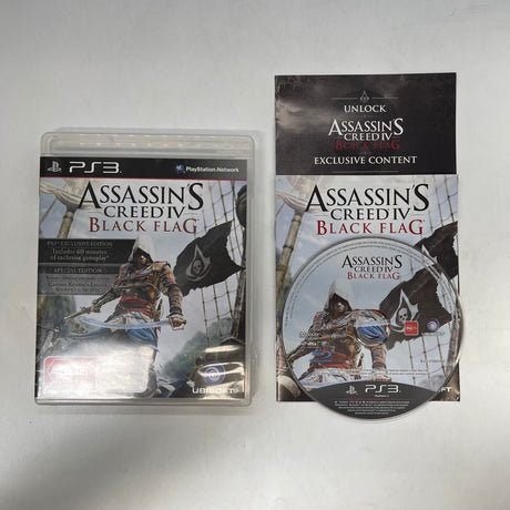 Assassin's Creed IV 4 Black Flag PS3 Playstation 3 Game + Manual - Trippy Trades 