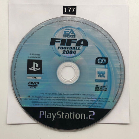 FIFA Football 2004 PS2 Playstation 2 Game Disc Only oz177 - Trippy Trades 