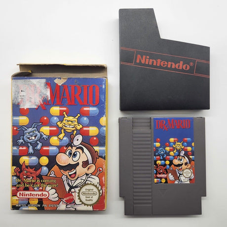 Dr X Mario Nintendo Entertainment System NES Game PAL Boxed - Trippy Trades 