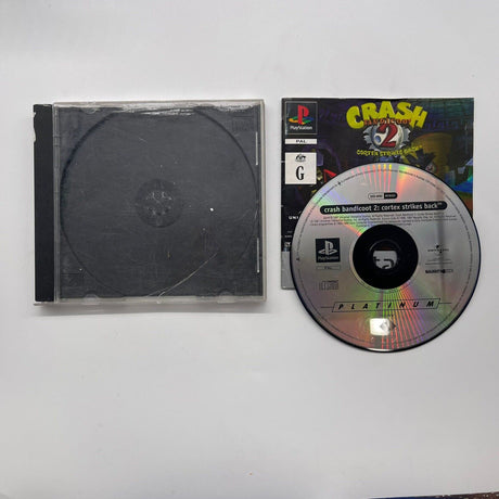 Crash Bandicoot 2 Cortex Strikes Back PS1 Playstation 1 Game + Manual PAL 25F4 - Trippy Trades 