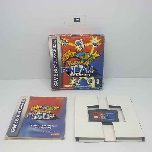 Pokemon Pinball Nintendo Gameboy Advance GBA game Boxed Complete oz79 - Trippy Trades 