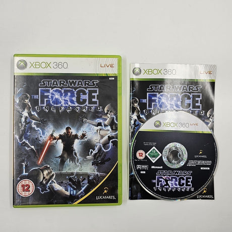 Star Wars The Force Unleashed Xbox 360 Game + Manual PAL - Trippy Trades 