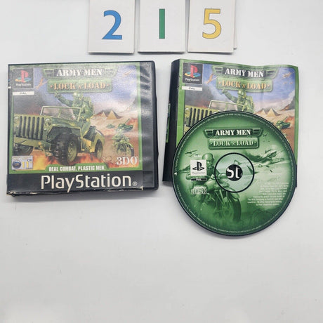 Army Men Lock n Load PS1 Playstation 1 Game + Manual PAL - Trippy Trades 