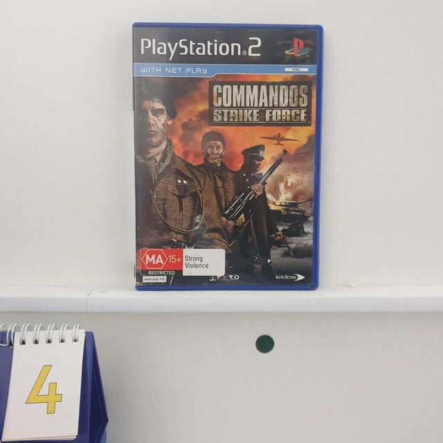 Commandos Strike Force PS2 PlayStation 2 Game + Manual PAL - Trippy Trades 