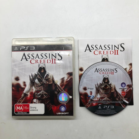 Assassins Creed 2 II PS3 Playstation 3 Game + Manual 18d3 - Trippy Trades 