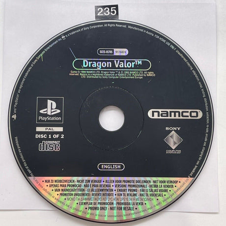 Dragon Valor PS1 Playstation 1 Game Disc Only - Trippy Trades 