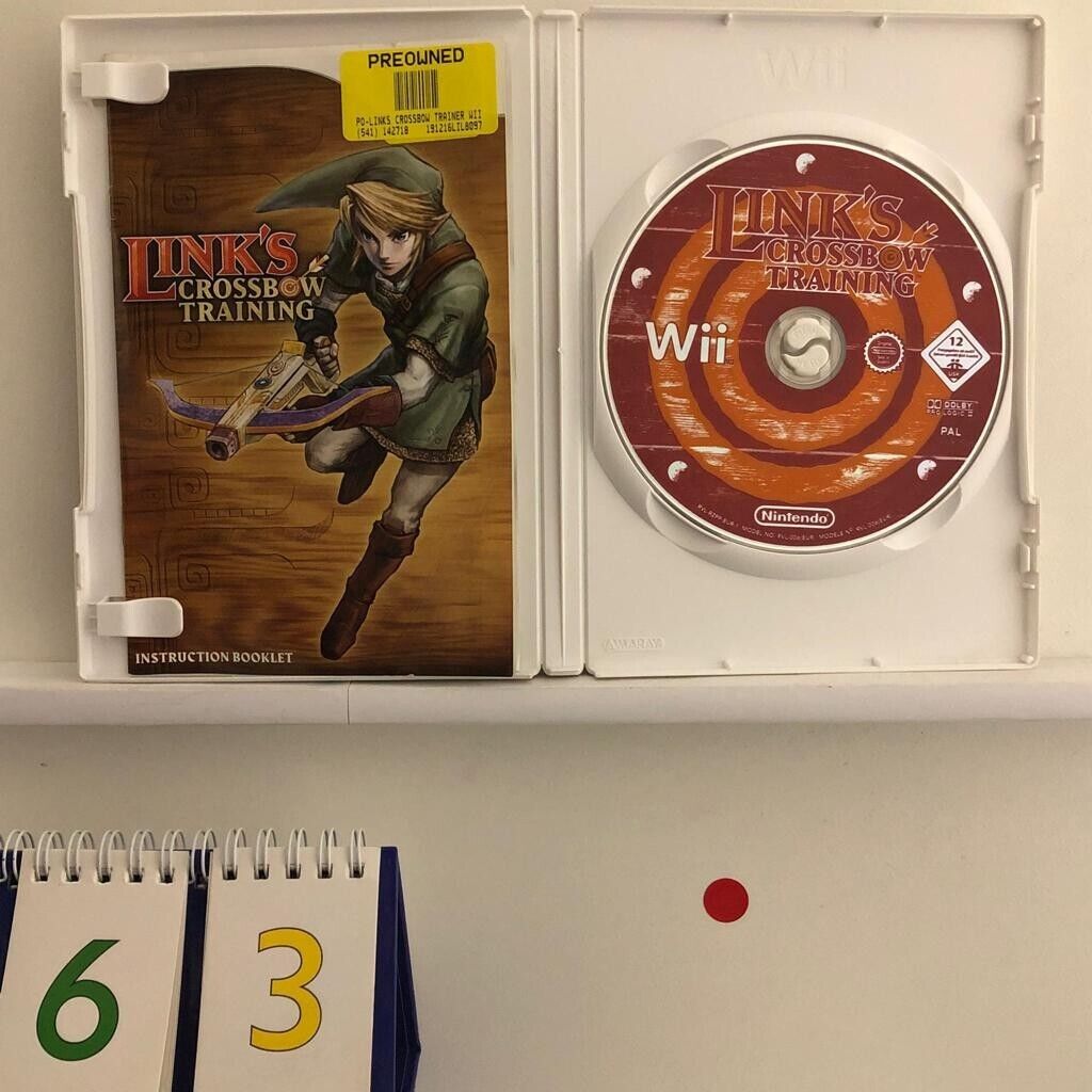 Links Crossbow Training Nintendo Wii Game + Manual PAL - Trippy Trades 