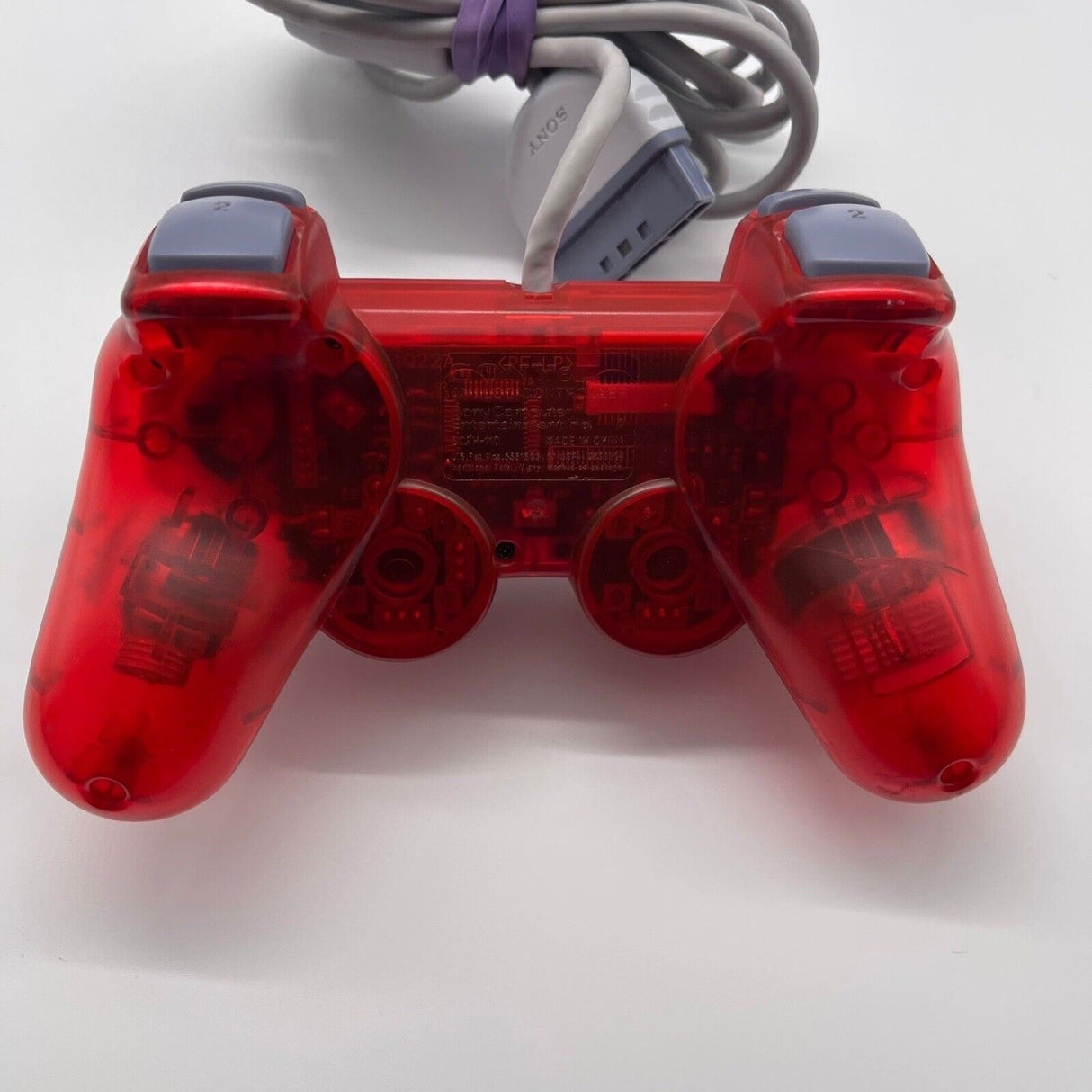 Playstation 1 PS1 Analog Dual Analog Controller Red - Trippy Trades 