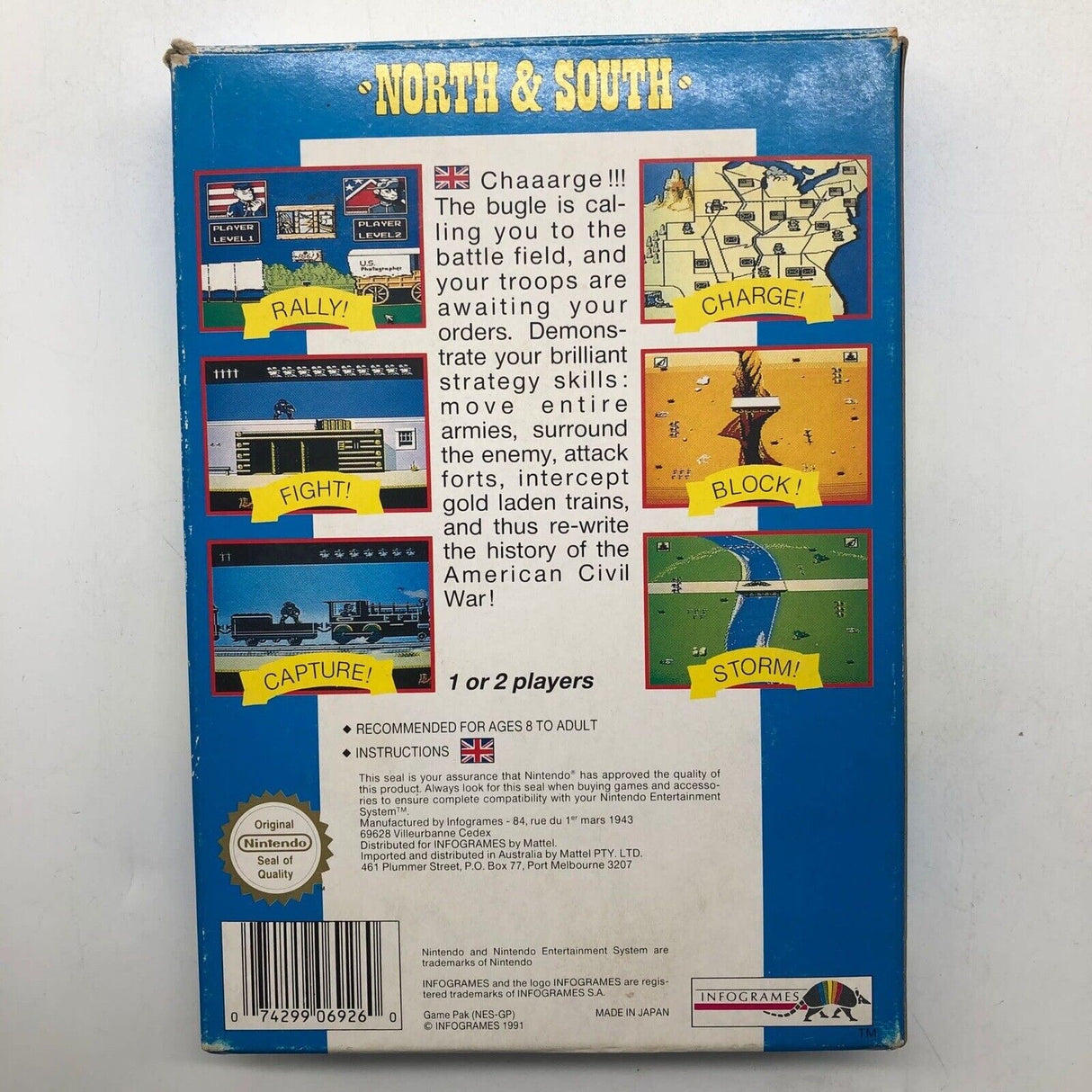 North & South Nintendo NES Game Boxed Complete oz322 - Trippy Trades 