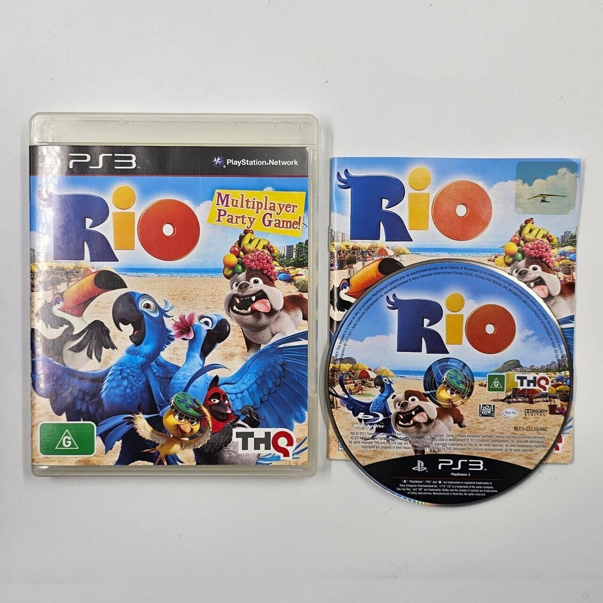 Rio Multiplayer Party Game PS3 Playstation 3 Game + Manual 25f4 - Trippy Trades 