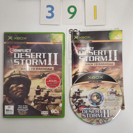 Conflict Desert Storm 2 II Back To Baghdad Xbox Original Game + Manual PAL y391 - Trippy Trades 