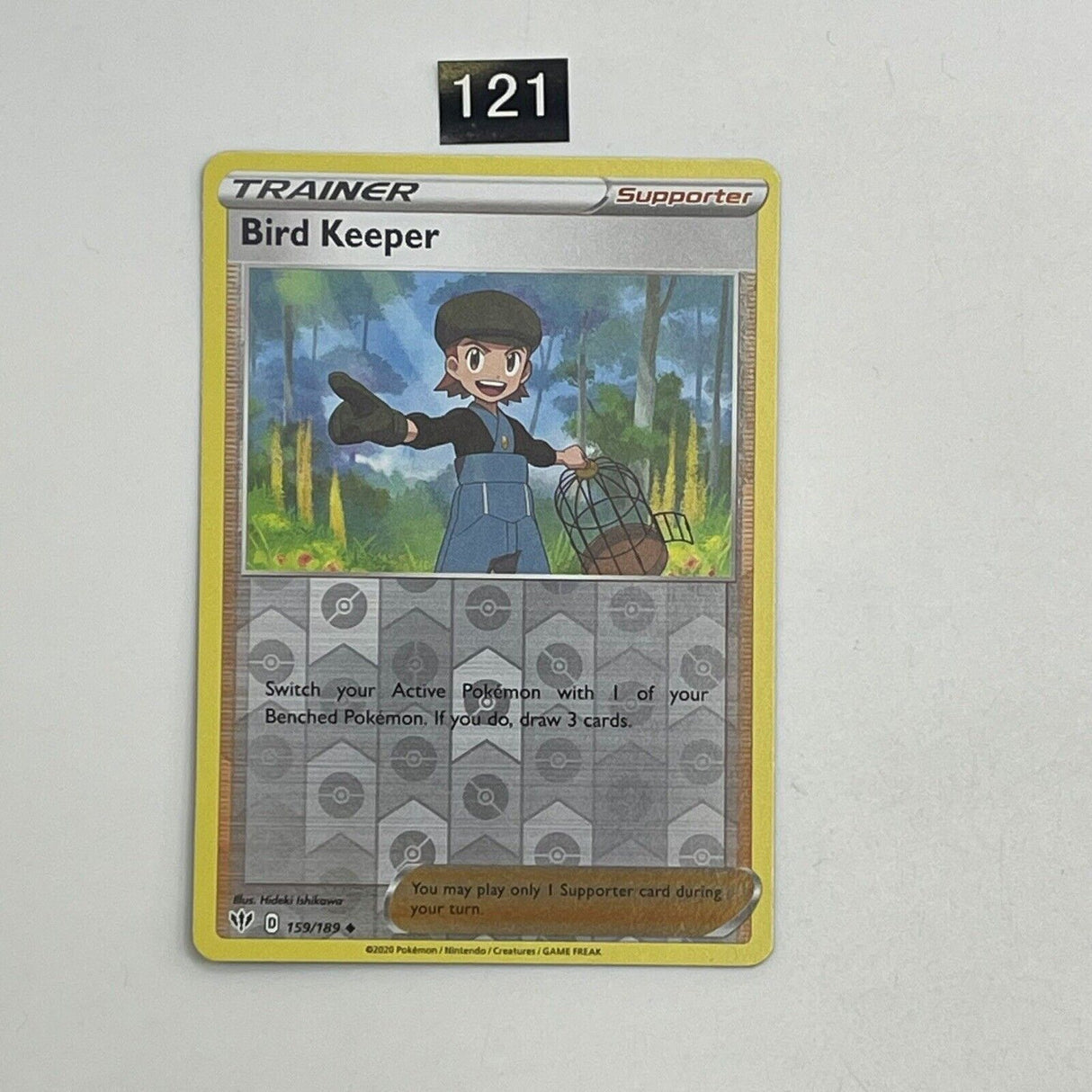 Bird Keeper Pokemon Card 159/189 Darkness Ablaze