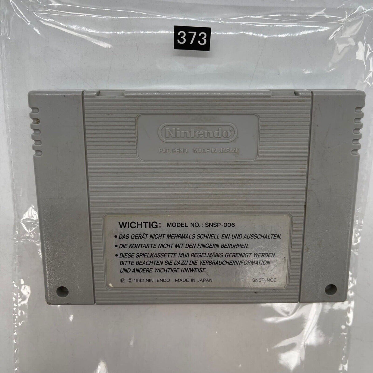 Shaq Fu Super Nintendo SNES Game Cartridge PAL