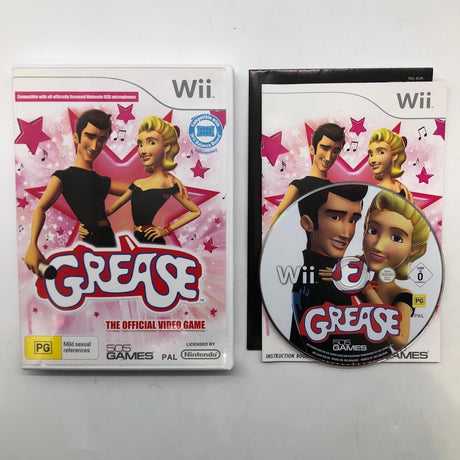 Grease The Official Video Game Nintendo Wii Game + Manual PAL - Trippy Trades 