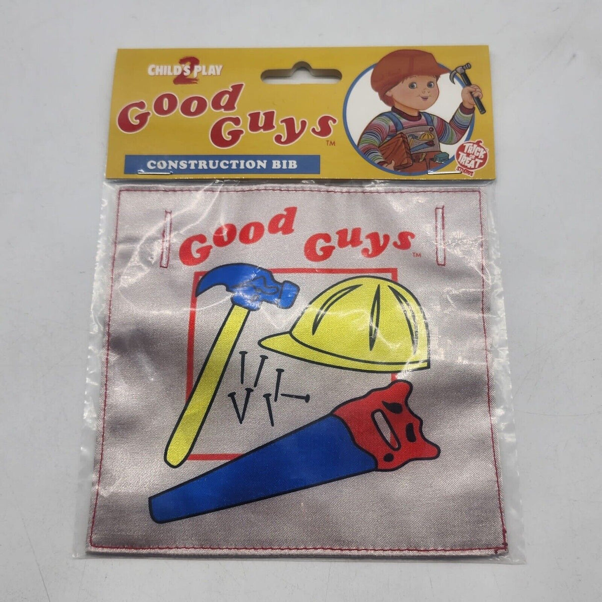 Childs Play 2 Good Guys Chucky Construction Bib - Trippy Trades 