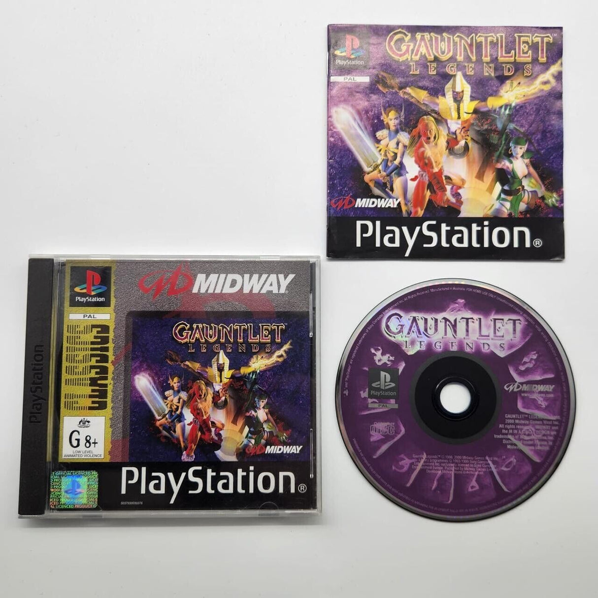 Gauntlet Legends PS1 Playstation 1 Game + Manual PAL 25F4 - Trippy Trades 