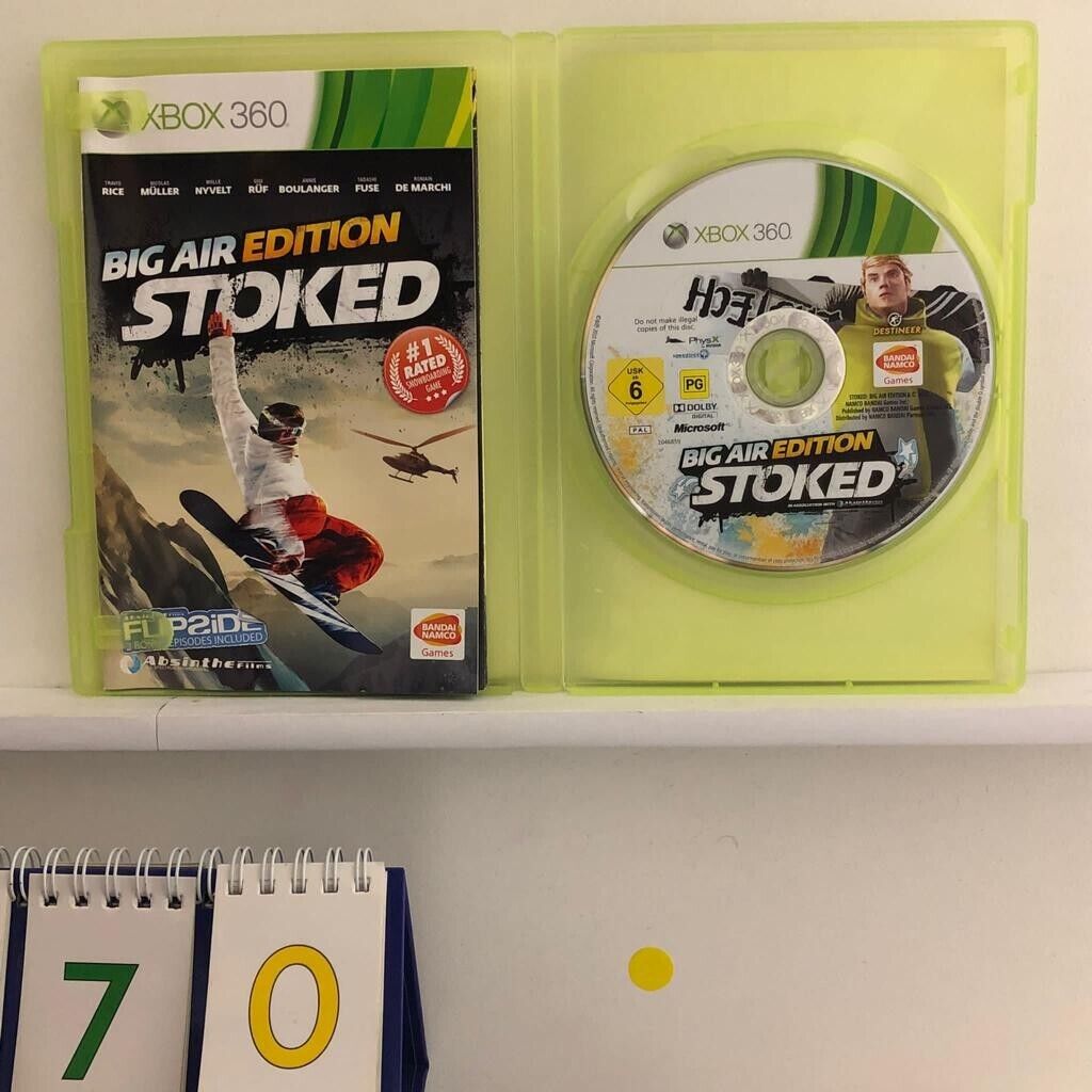 Big Air Edition Stoked Xbox 360 Game + Manual PAL y70 - Trippy Trades 