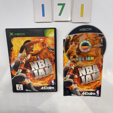 NBA Jam Xbox Original Game + Manual PAL - Trippy Trades 