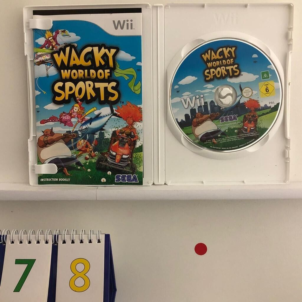 Wacky World of Sports Nintendo Wii Game + Manual PAL - Trippy Trades 